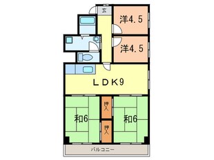 ﾒｿﾞﾝ日比野の物件間取画像